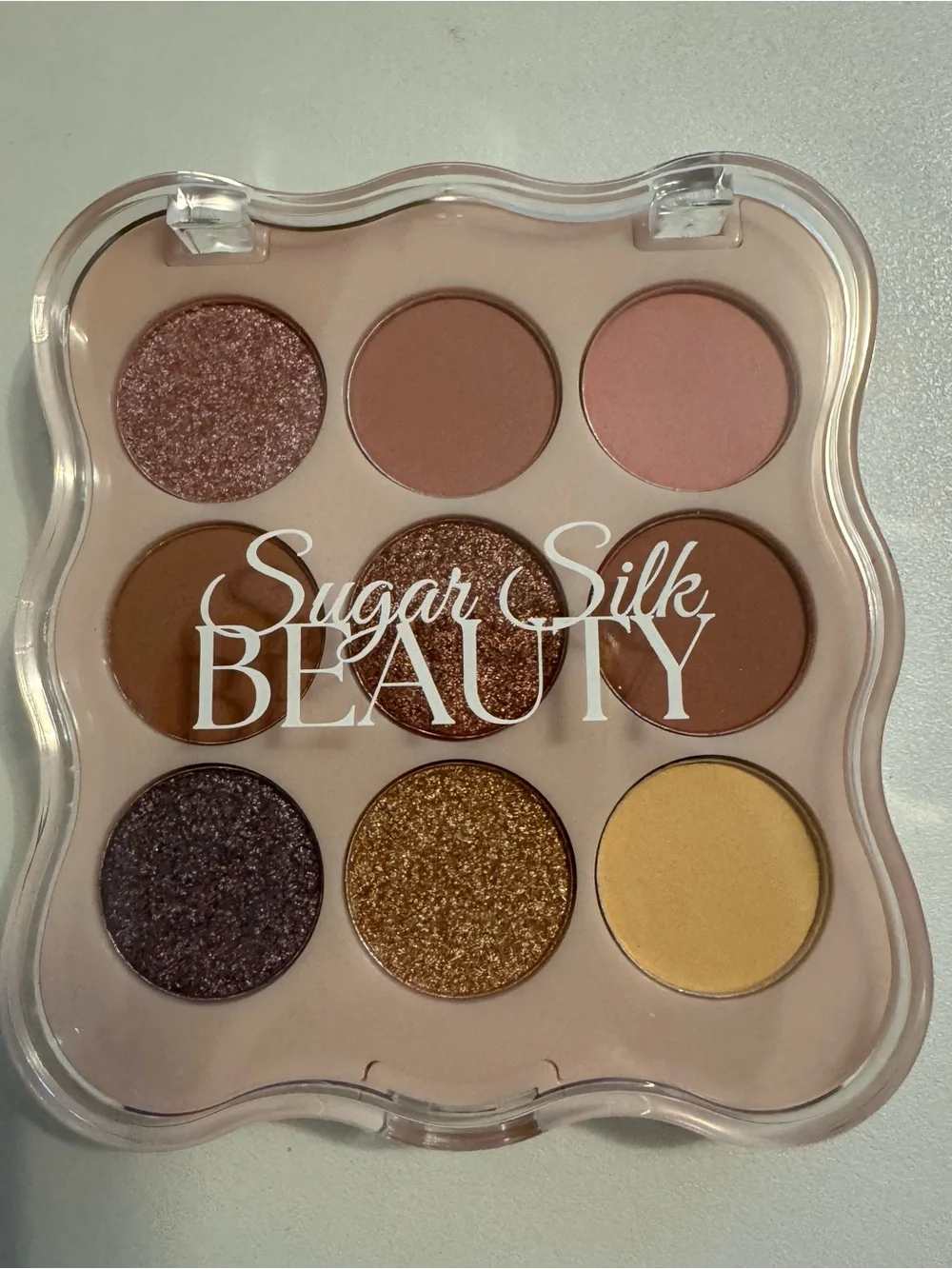 Eyeshadow Palette — Pink, Brown & Gold Shades
